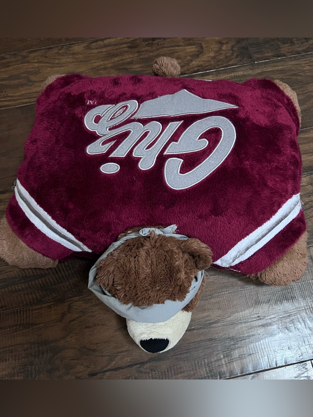 Montana Griz Pillow Pet University of Montana Missoula